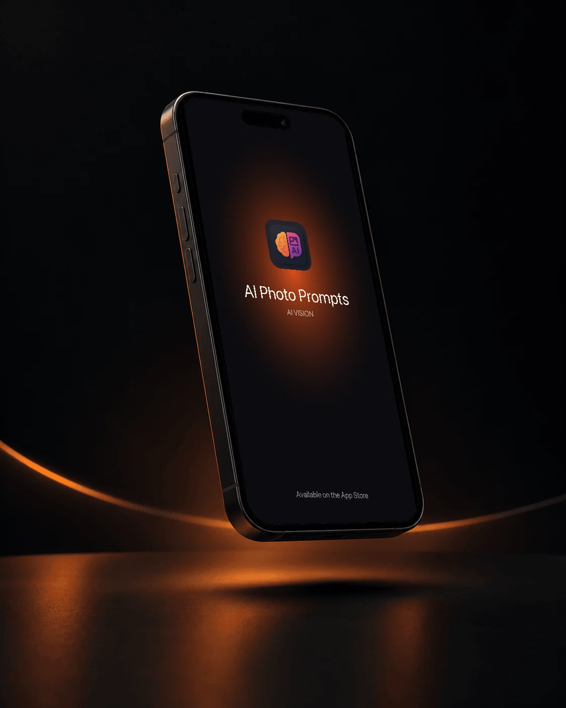 AI Photo Prompts app on an iPhone